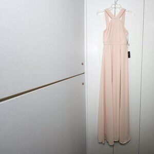 Lulus Air of Romance Peach Maxi Dress Size XS